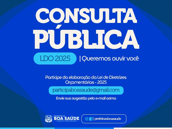 CONSULTA PÚBLICA!